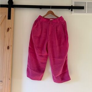 Anthropologie Fuchsia Casual Trouser Pants